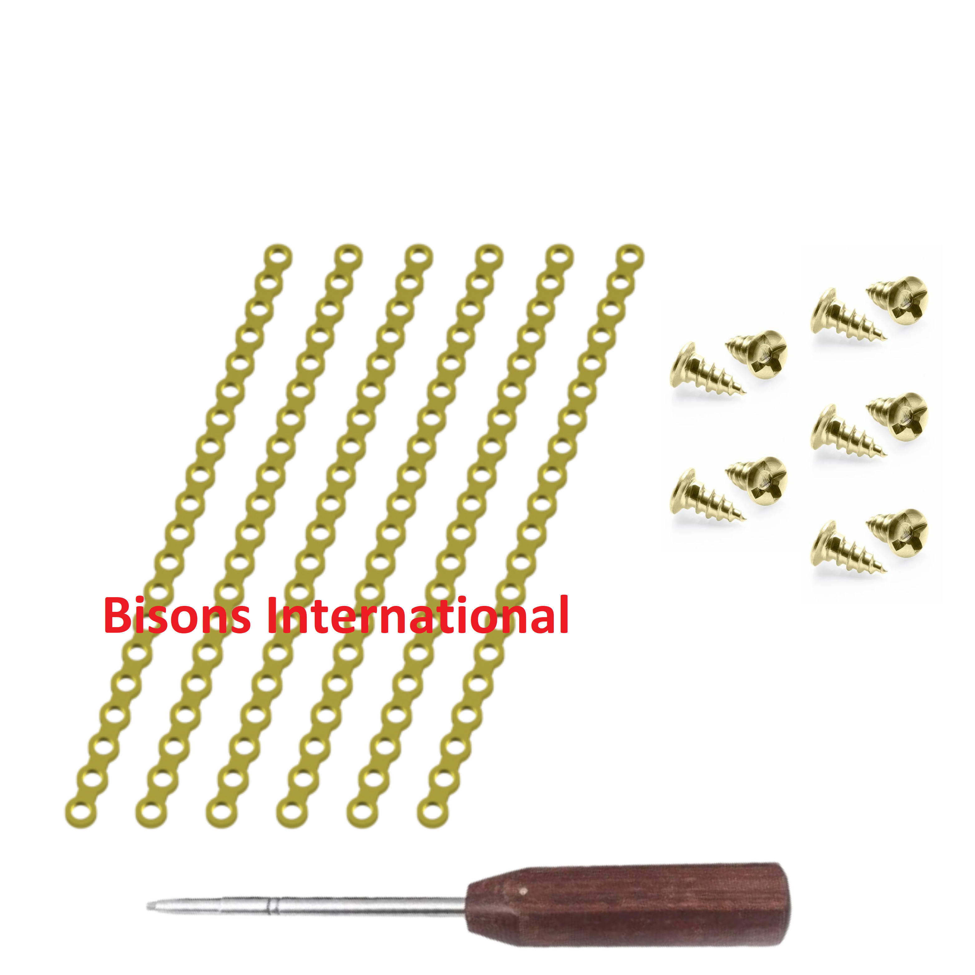 Maxillofacial plates and screws