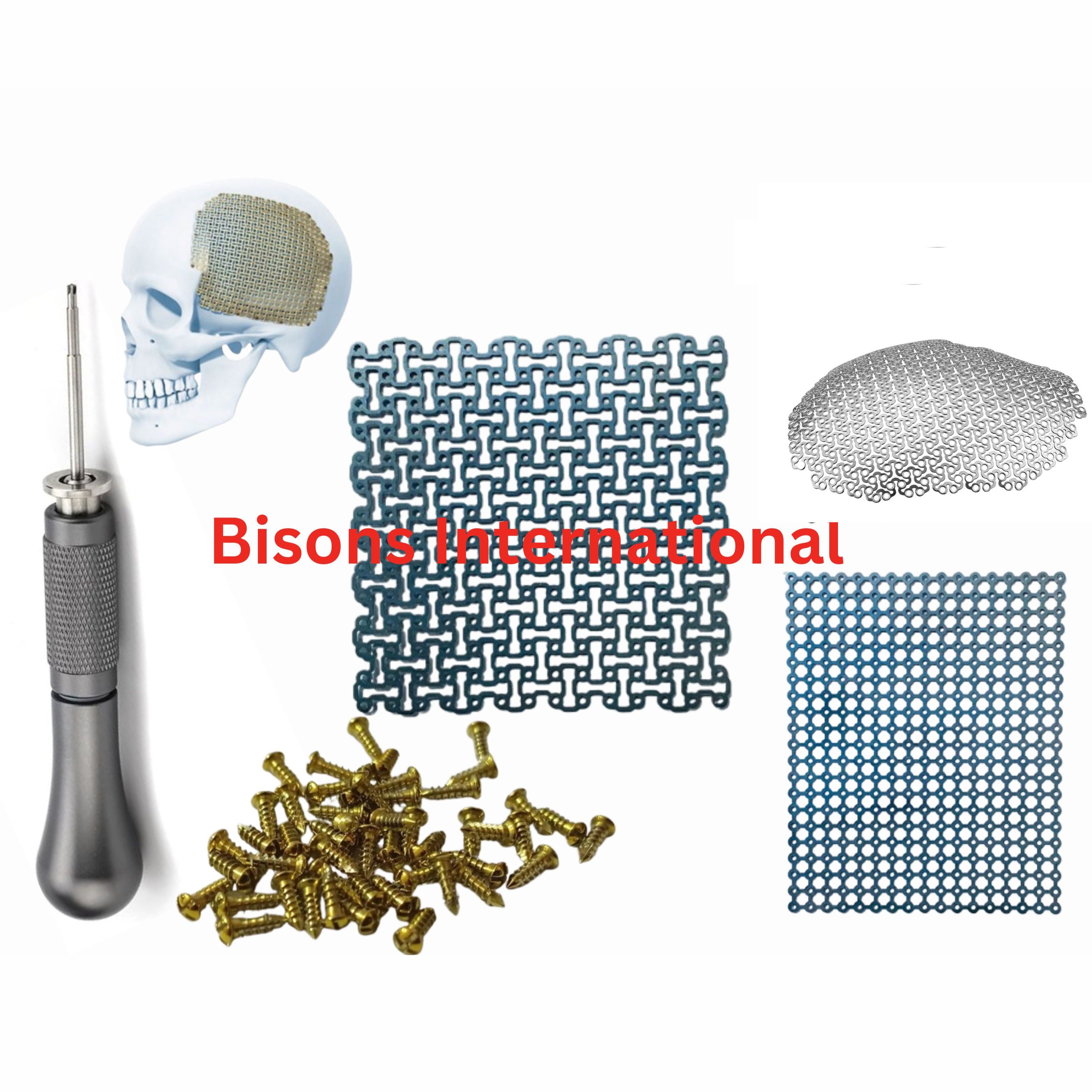 CMF Cranial Titanium Mesh Plates – Medical Grade Craniofacial Reconstruction System (All Sizes Available)