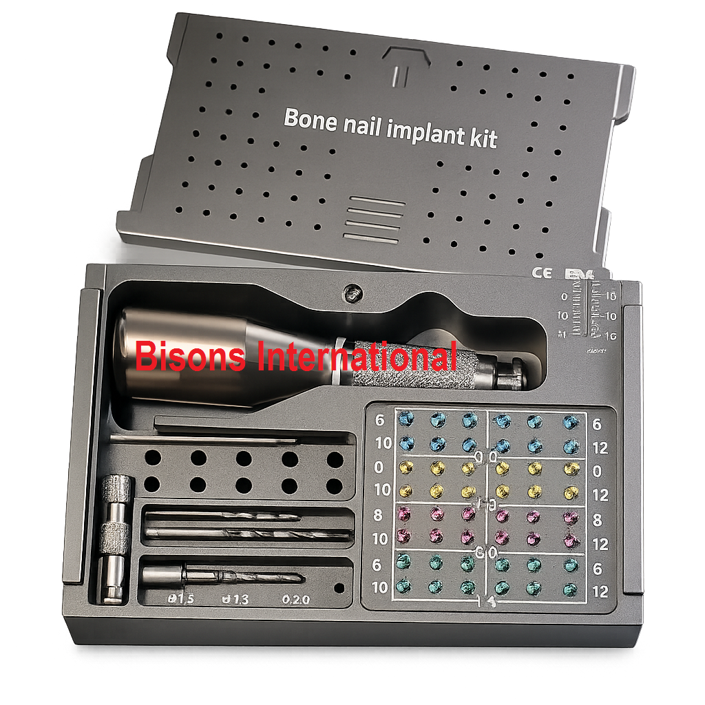 Titanium TC4 Dental GBR Bone Screw Kit 36PCS with Surgical Instruments