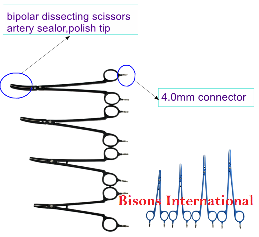 Professional Bipolar Dissecting Scissors for Microsurgery