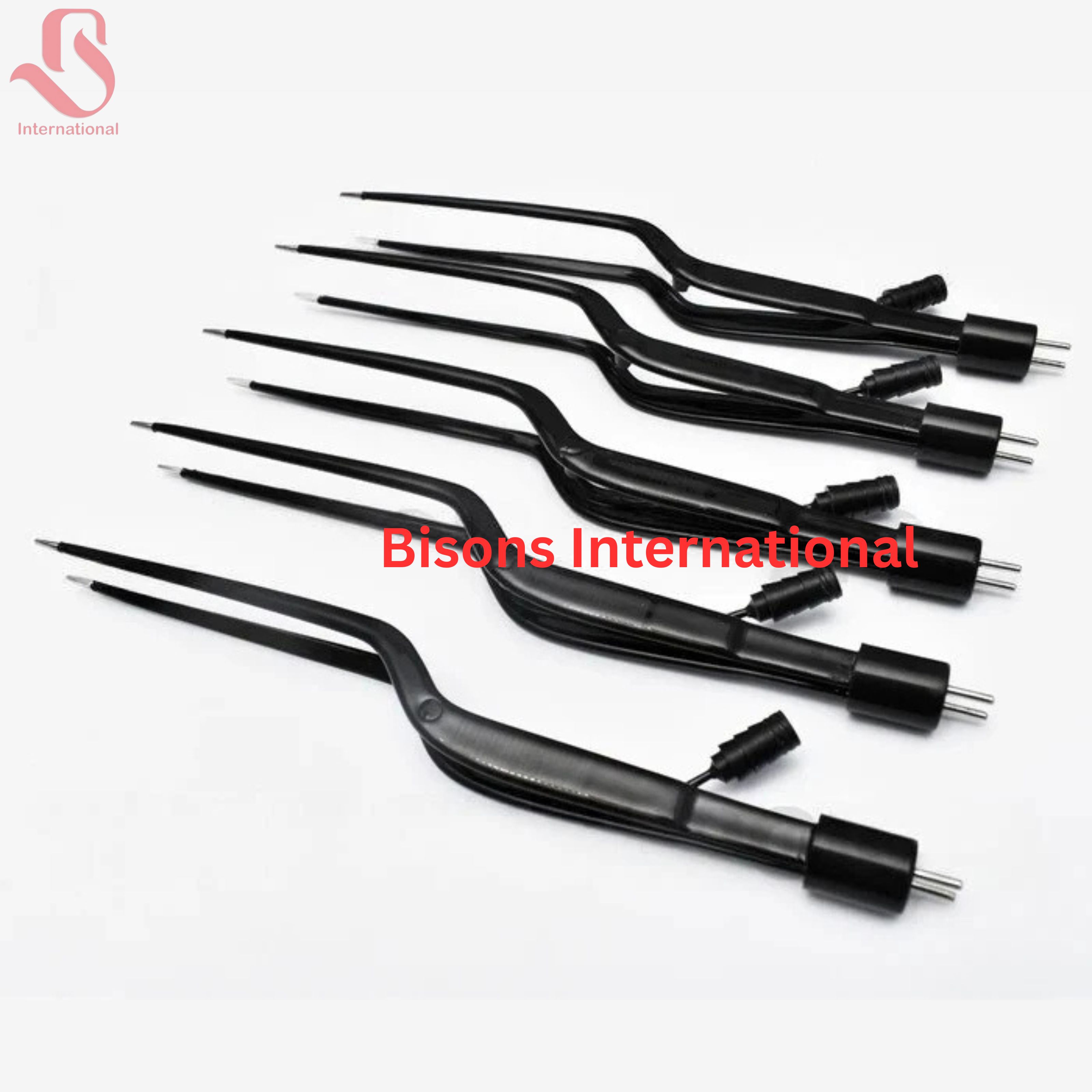 Premium American Non-Stick Irrigation Bayonet Bipolar Forceps Set of 5 PCS