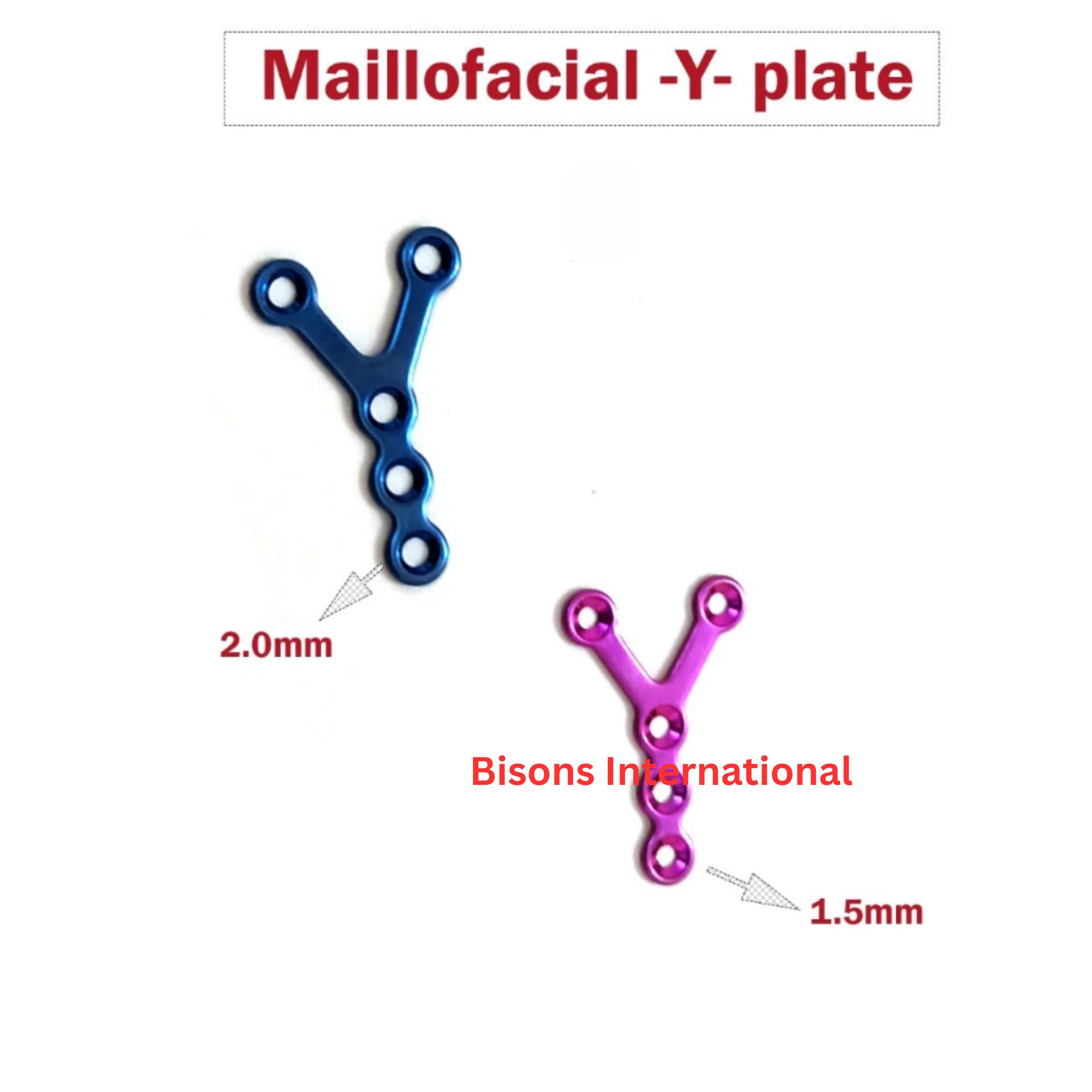 Titanium Maxillofacial Plates for Craniofacial Reconstruction Surgery