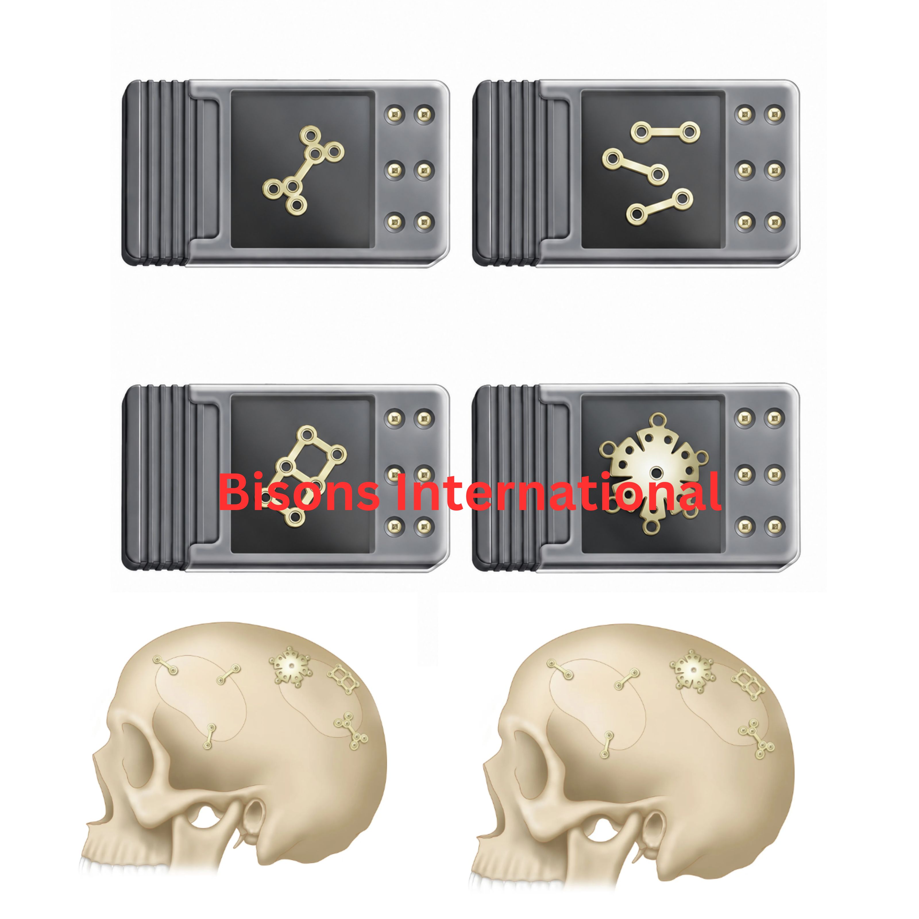 Custom Plate and Screw Sterile Surgical Kit for Orthopedic Fracture Fixation