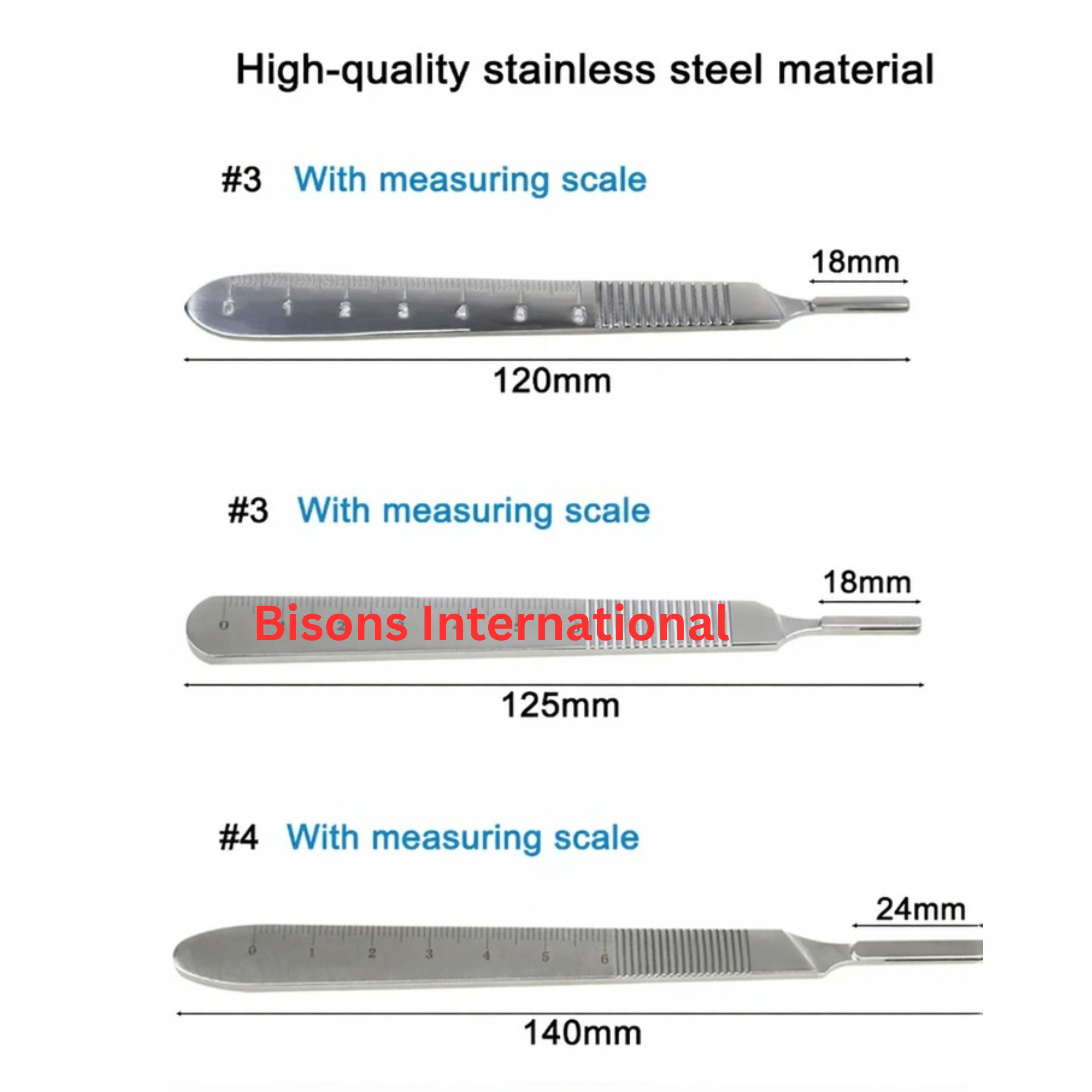 Titanium Alloy Surgical Scalpel Handle for Surgical & Dental Procedures
