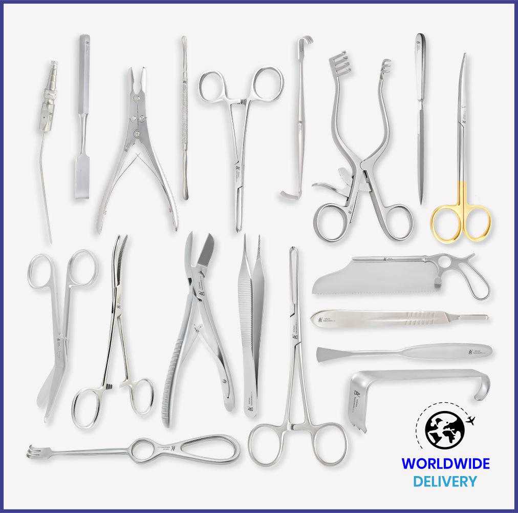 Abdominal Hysterectomy Instrument Set