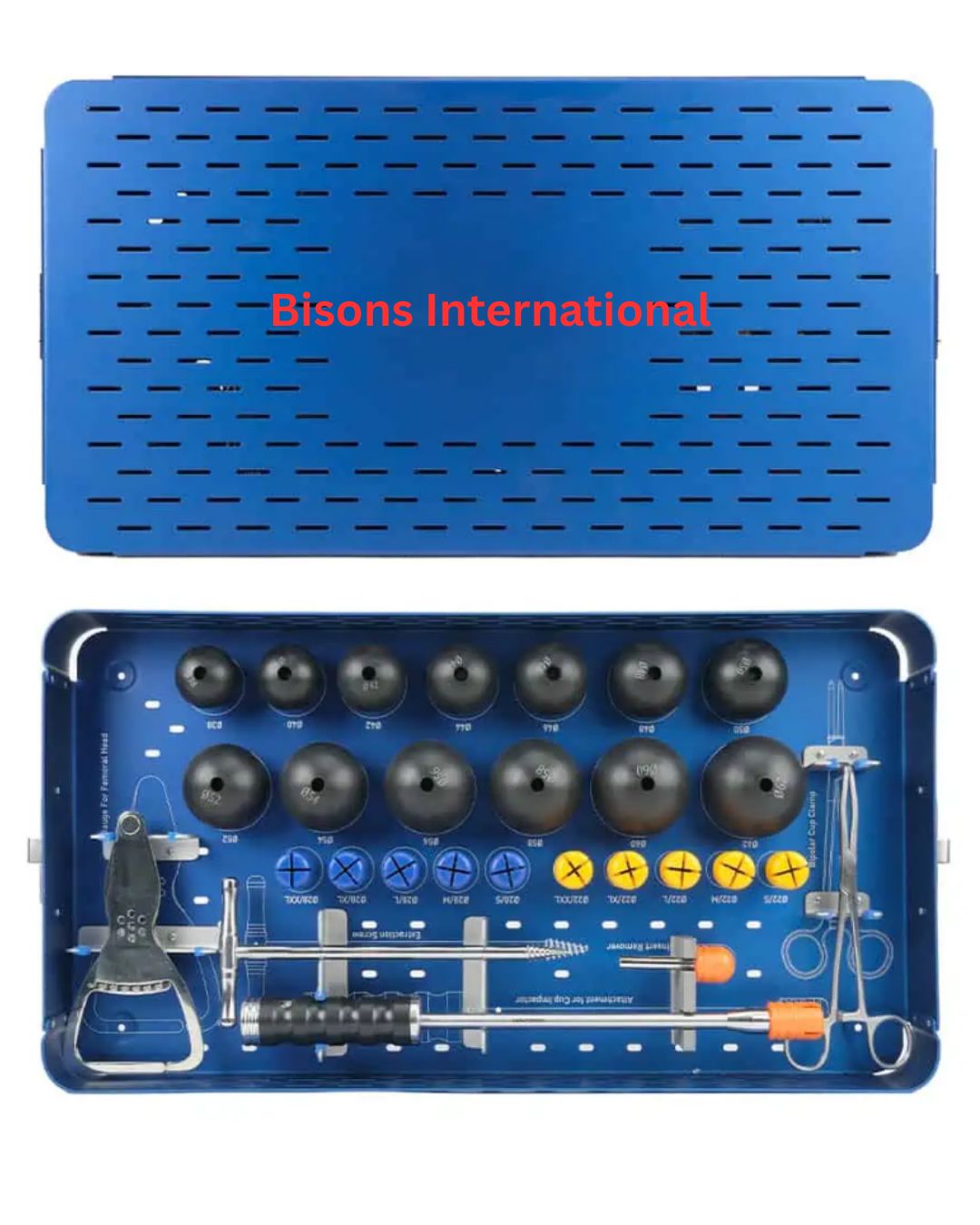Orthopedic Bipolar Hip Prosthesis Instrument Set for Hemiarthroplasty Surgery Kit