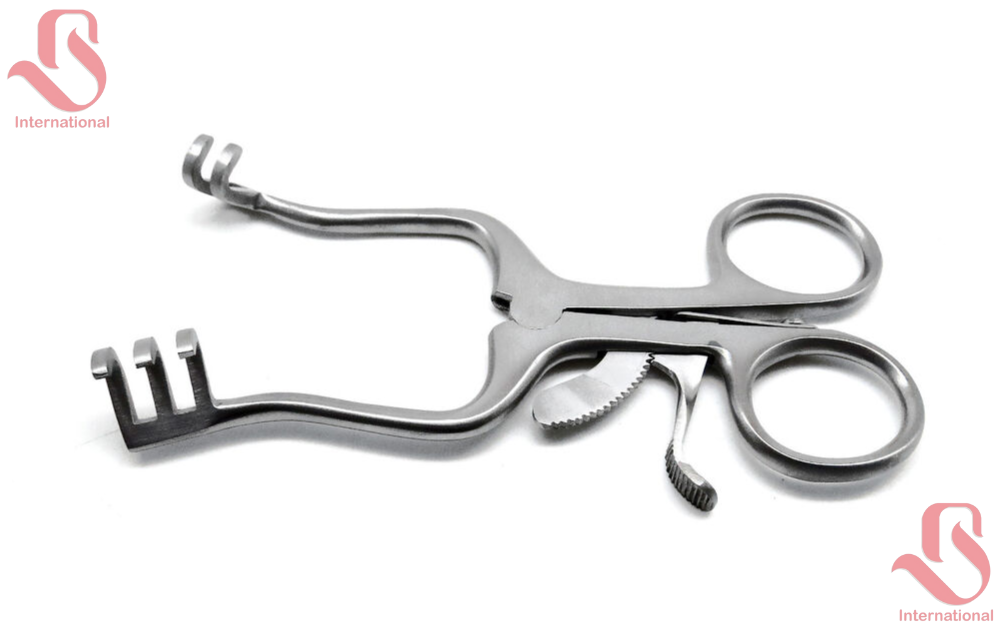 Premium 3x Weitlaner Retractors 4.5" Blunt 3x2 Prongs Stainless Steel Surgical Set