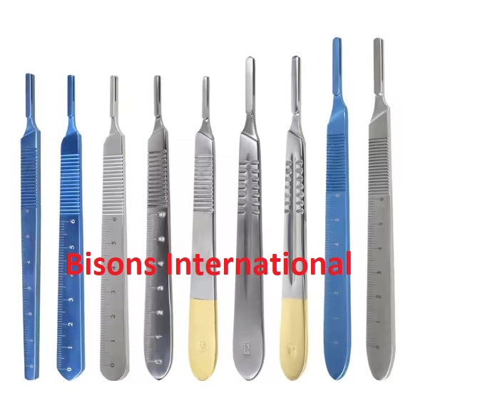 Non-Slip Stainless Steel Scalpel Knife Handle No. 3 & No. 4 Blade Holder