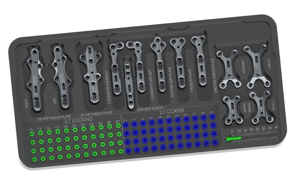 Variable Angle LCP Forefoot-Midfoot Plating System – Orthopedic Implant
