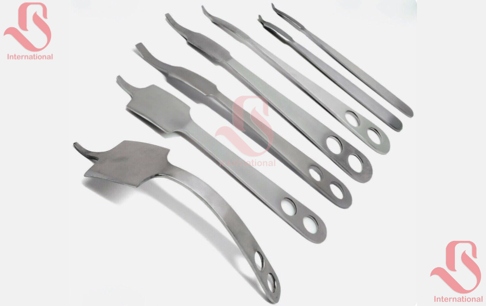 7-Piece Hohmann Bone Lever Retractor Set – German Pattern Orthopedic Instruments